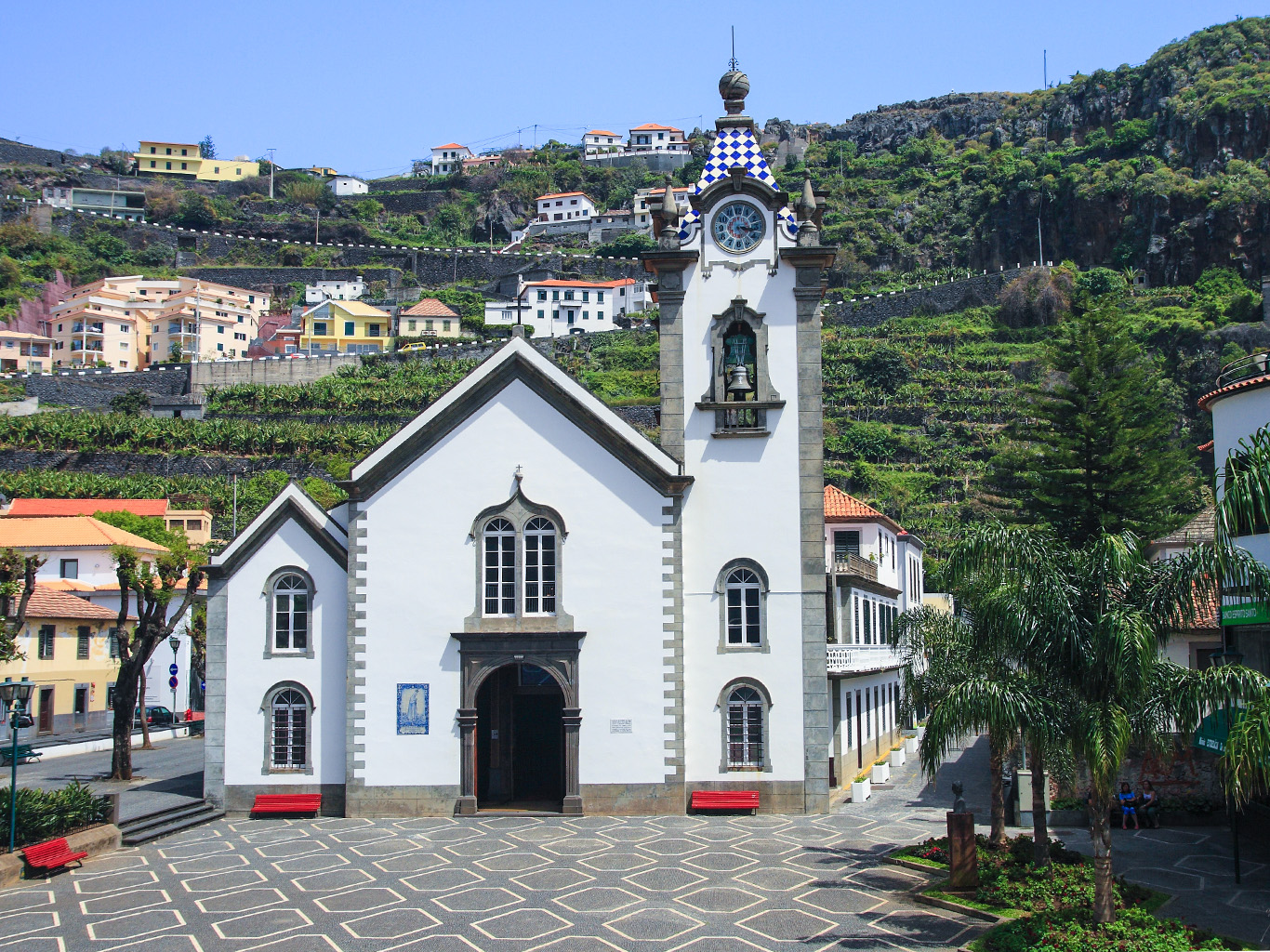 Kostel svatého Benedikta ve městě Ribeira Brava