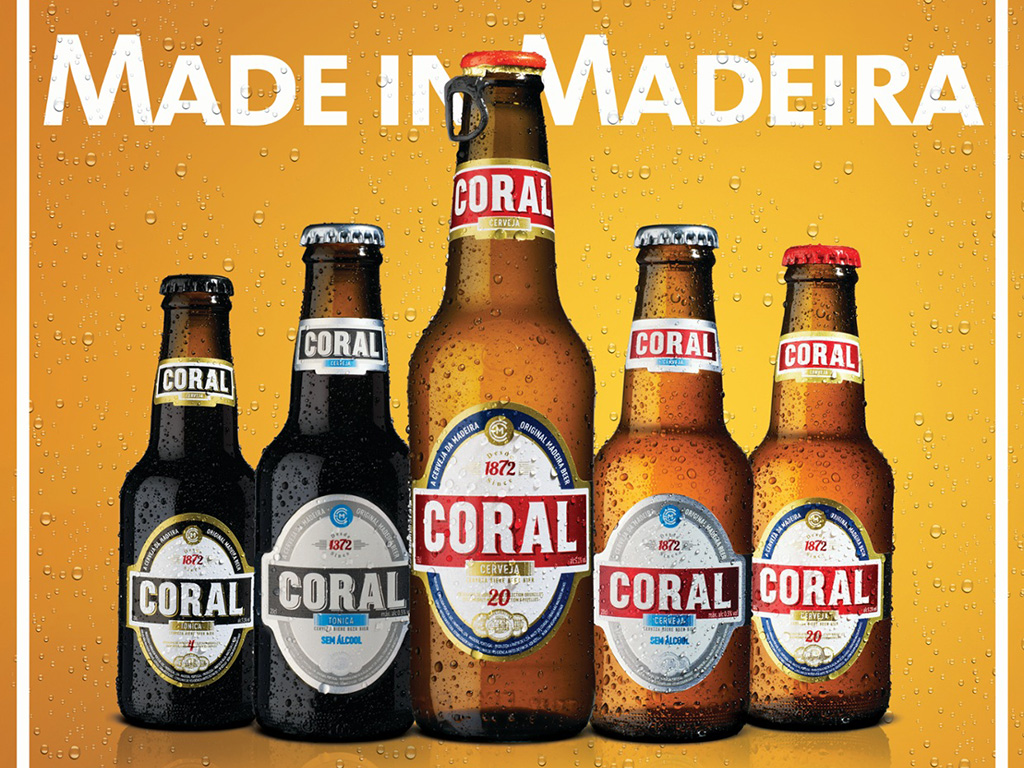Pivo značky Coral se vyrábí ve Funchalu