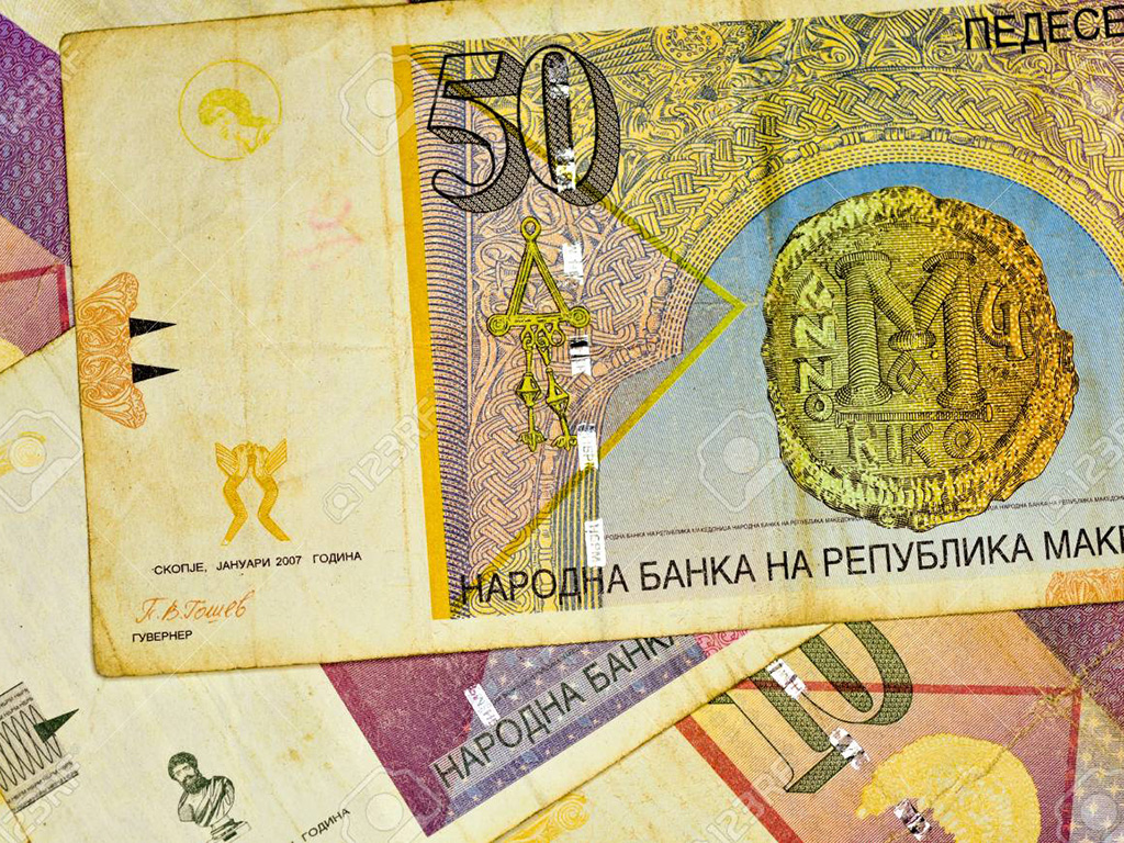 Měnou Severní Makedonie je makedonský denár