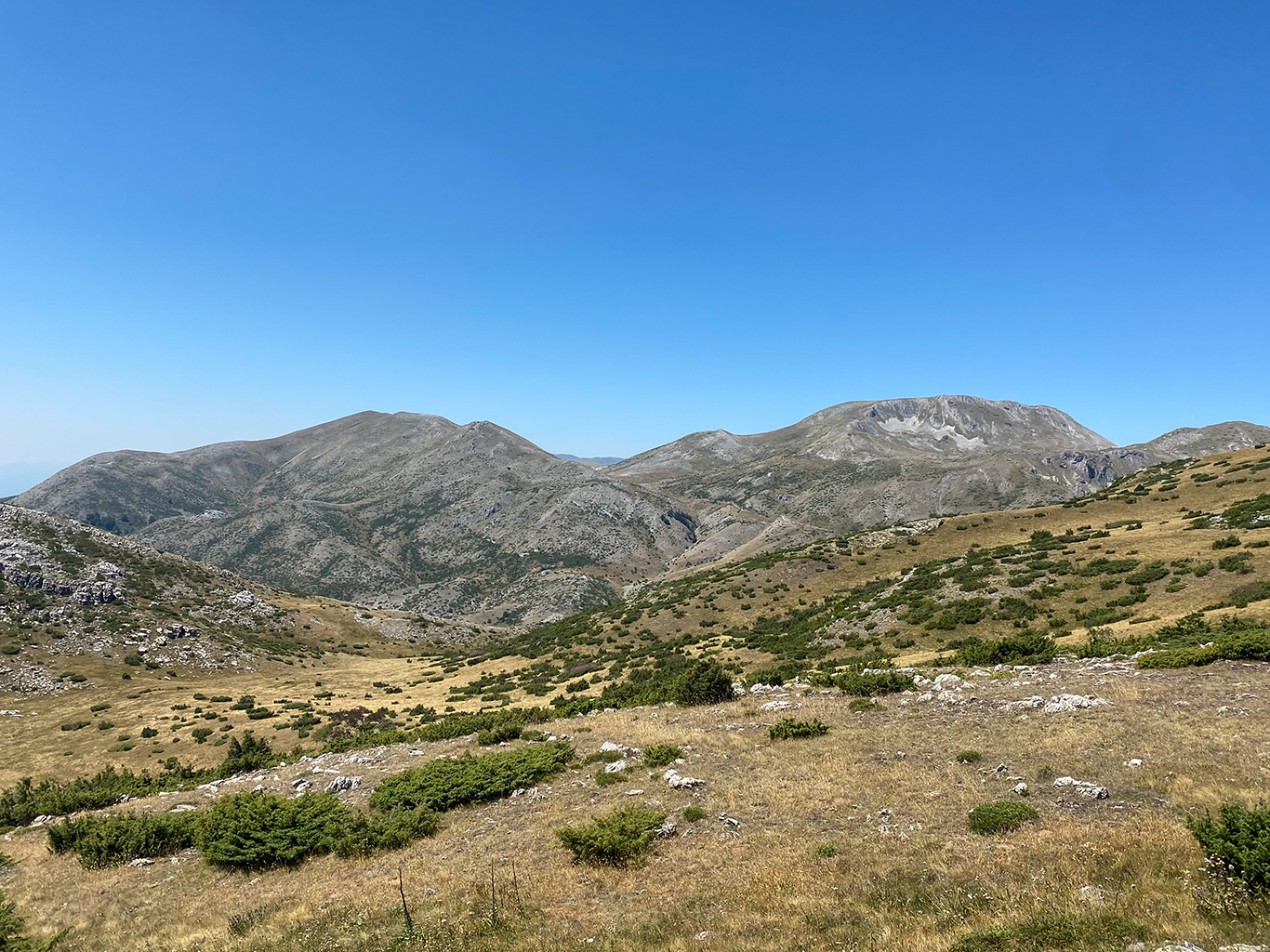 Výhledy na vrcholky v národním parku Mavrovo jsou dechberoucí