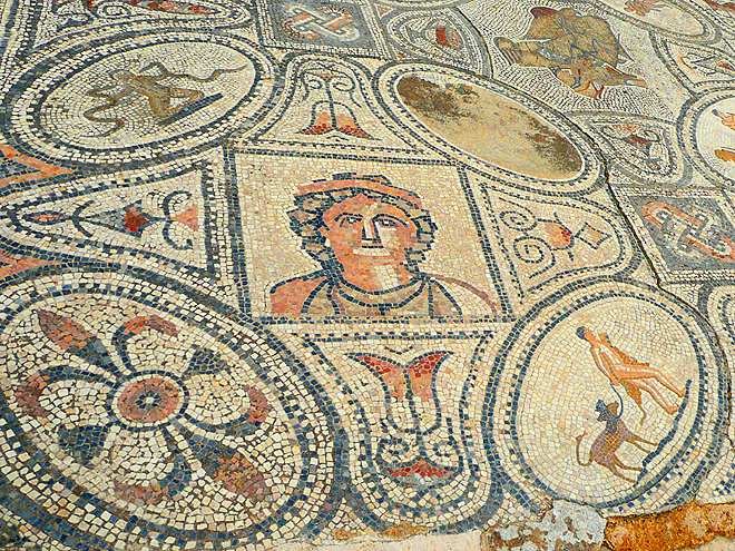 Římská mozaika ve Volubilis