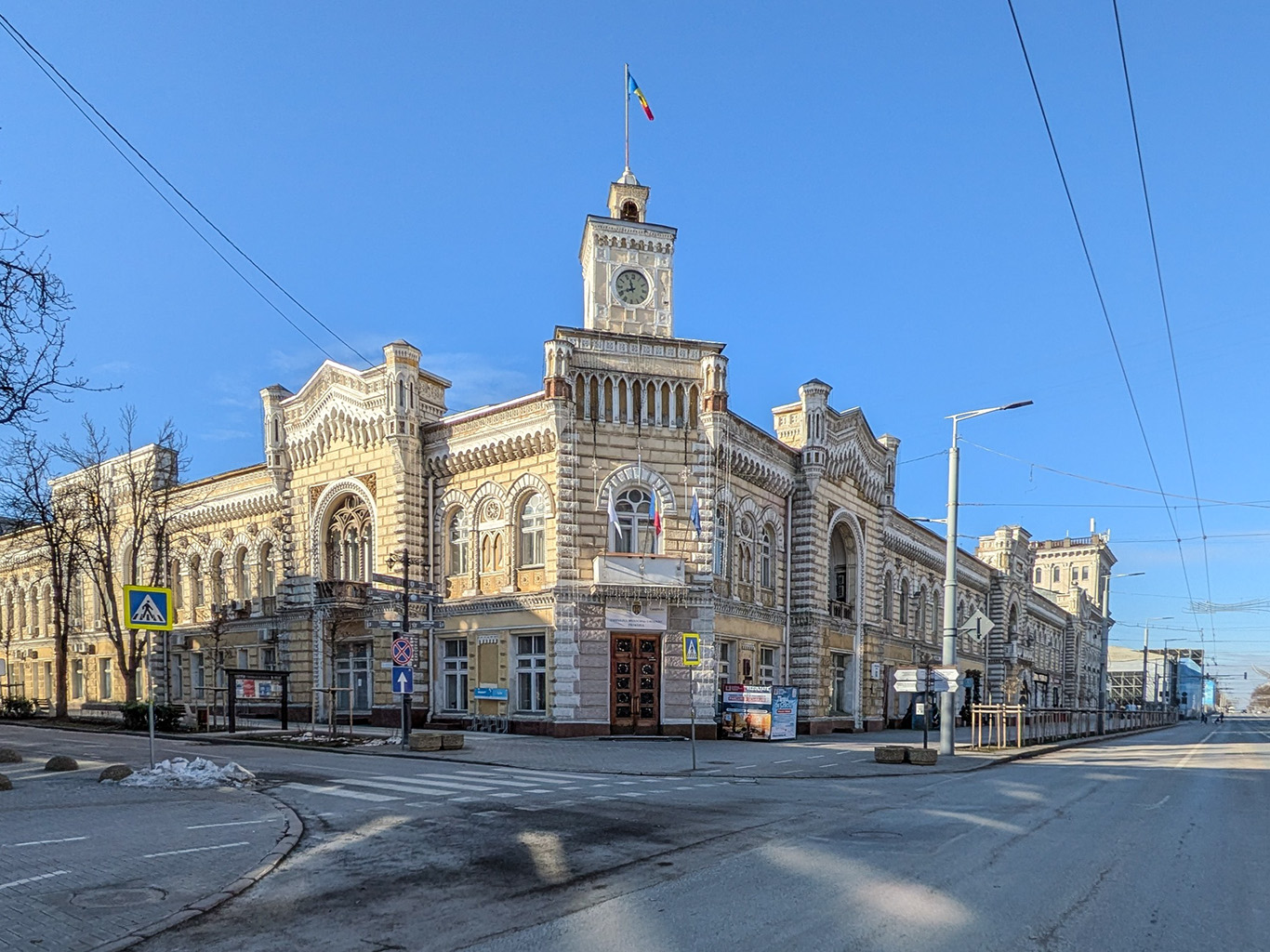 Kišiněvská radnice na bulváru svatého Štěpána Velikého 