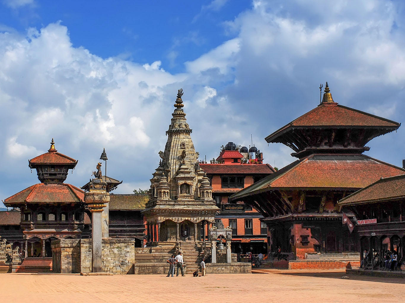 Hinduistický chrám Chyasi Deval Krishna na náměstí Durbar v Patanu