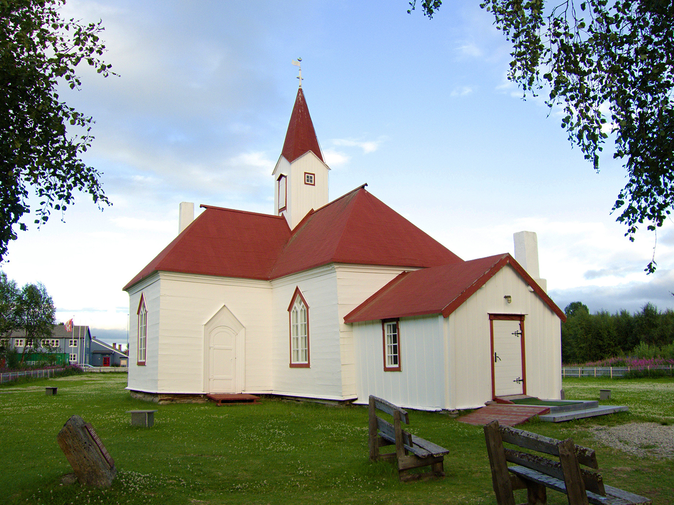 Gamlekirke je nejstarší dřevěný kostel v norské provincii Finnmark z roku 1807