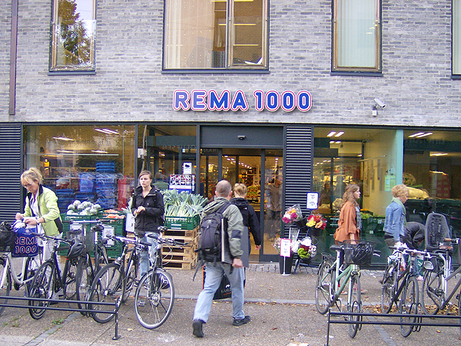 Prodejna nákupního řetězce REMA 1000
