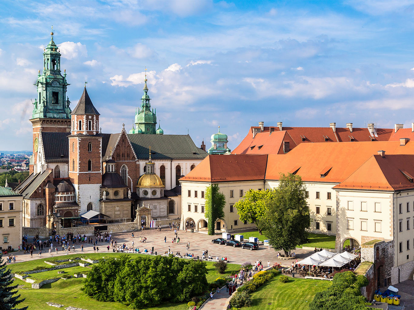 Hrad Wawel, místo s pozitivní energií