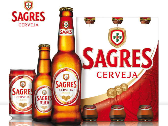 Pivo Sagres, které patří mezi nejznámější značky
