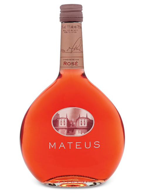 Mateus rosé je považováno za nejlepší růžové portugalské víno