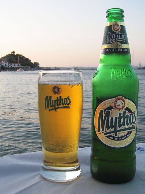 Řecké pivo Mythos