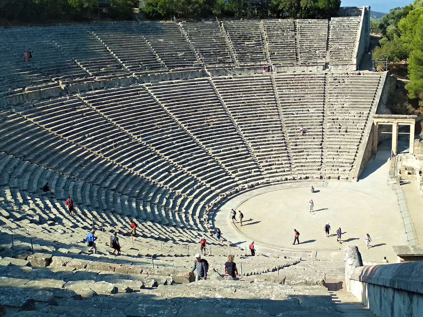 Nejslavnější starořecký amfiteátr v Epidauru