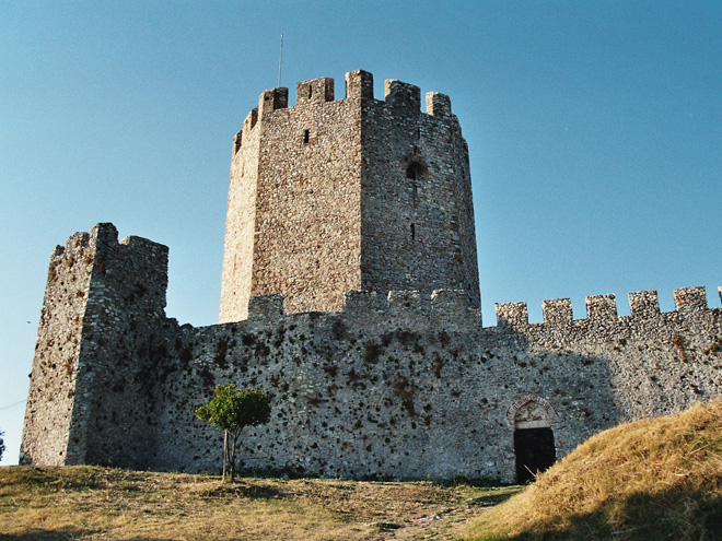Křižácký hrad Platamonas