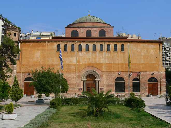 Kostel Agia Sofia měl napodobit slavný stejnojmenný chrám v dnešním Istanbulu