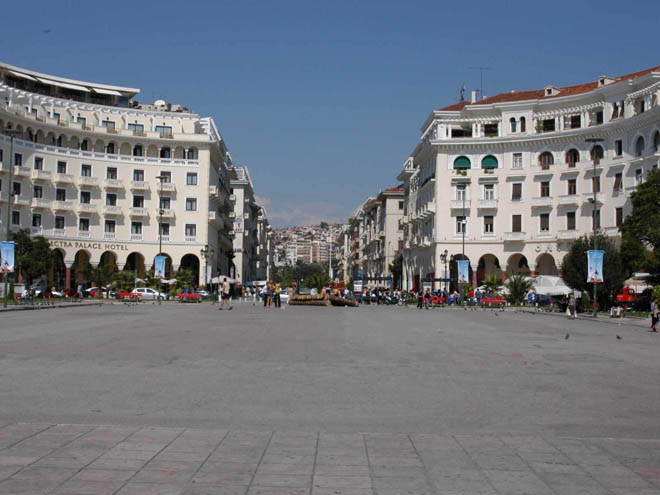 Soluňské Aristotelovo náměstí