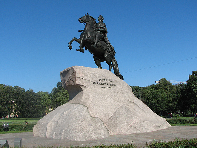 Památník Petra Velikého v Petrohradu