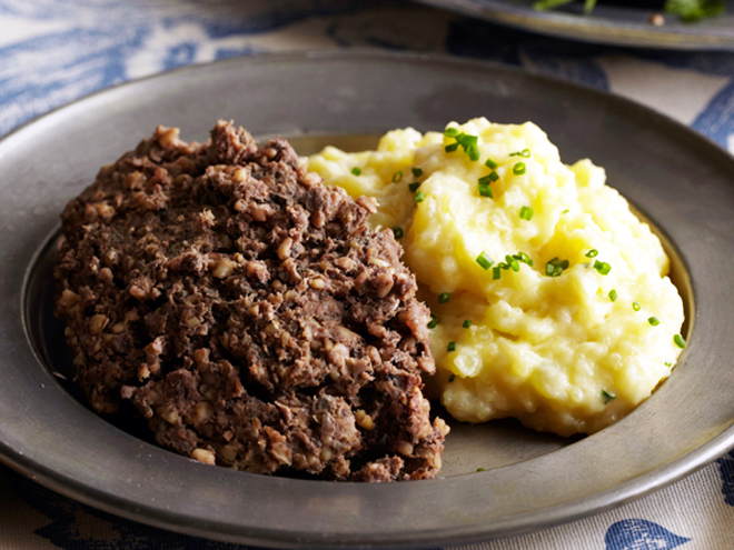 Národní jídlo haggis obsahuje různé ovčí vnitřnosti