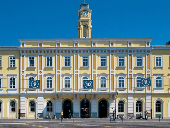 Budova hlavního vlakového nádraží v Lublani