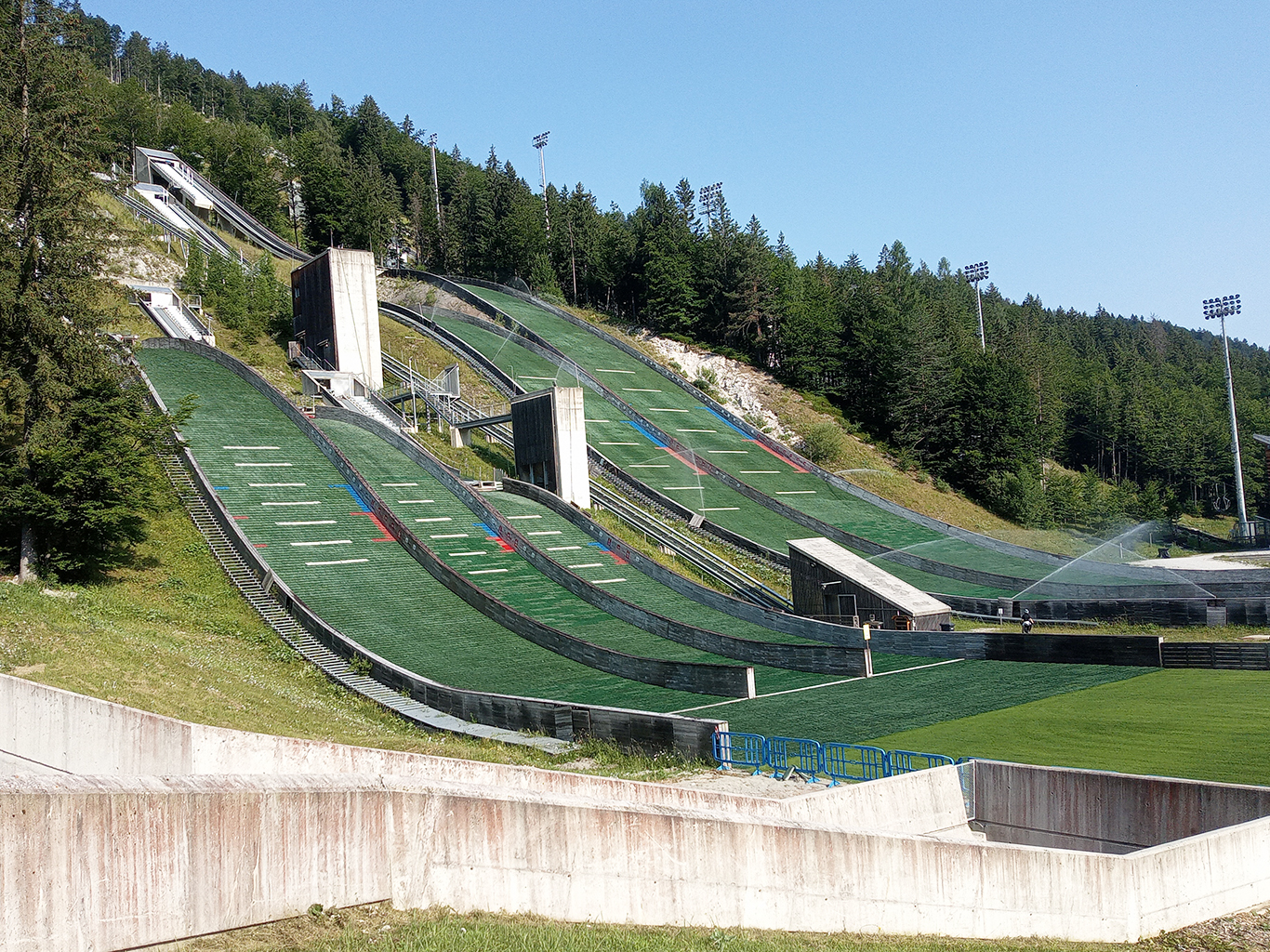 Skokanské středisko Planica s mamutím můstkem