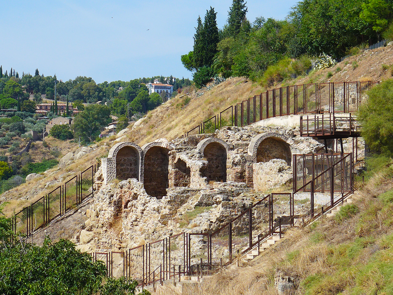 Archeologické pozůstatky arabských lázní v Toledu