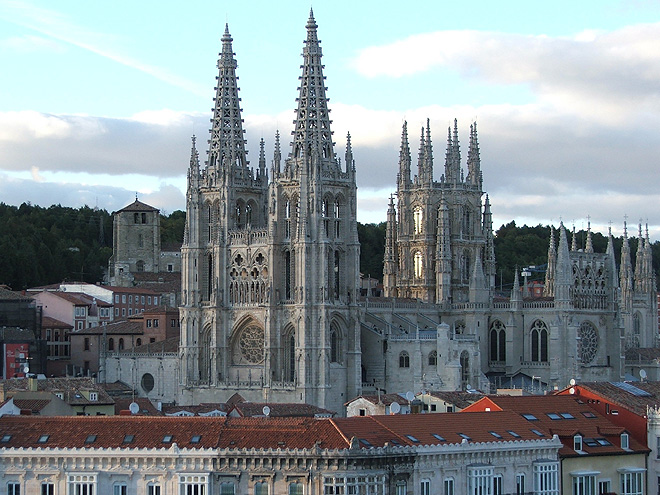 Gotická katedrála ve městě Burgos