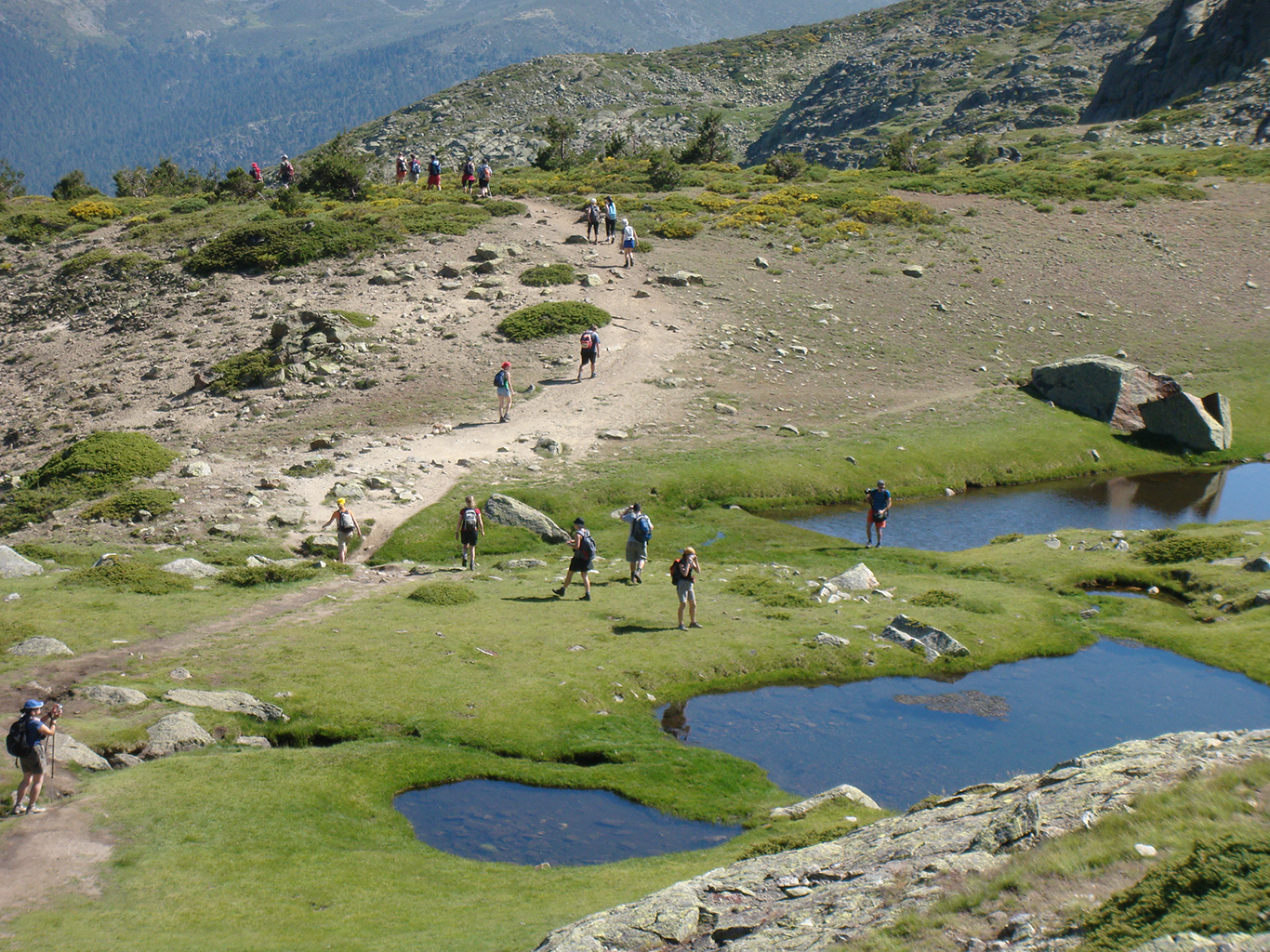 Trek v NP Sierra de Guadarrama nabízí rozmanitý terén a krajinu