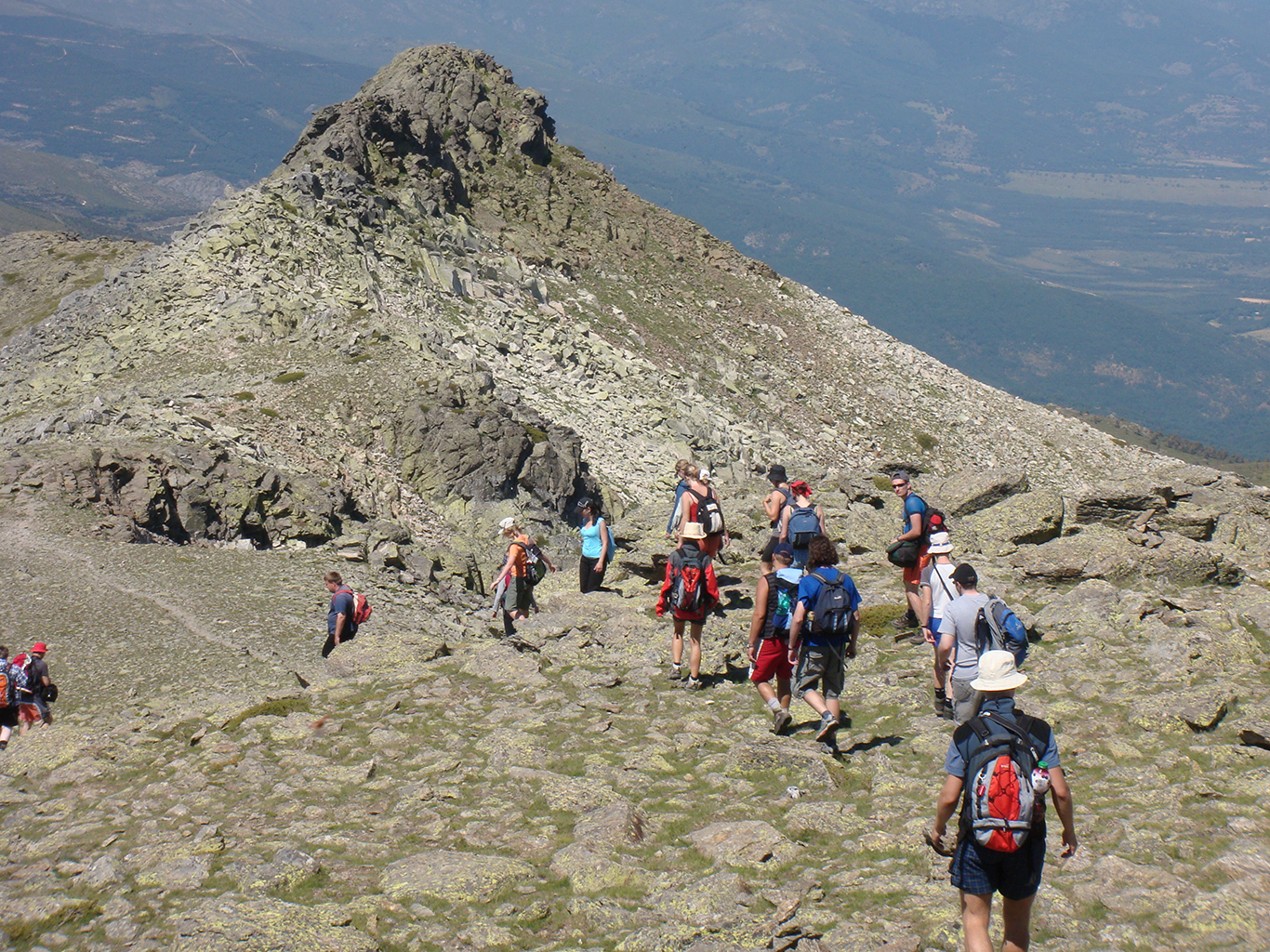Sestup z Pico Peñalera