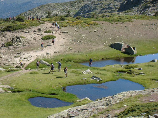 Jezera v pohoří Sierra Guadarrama