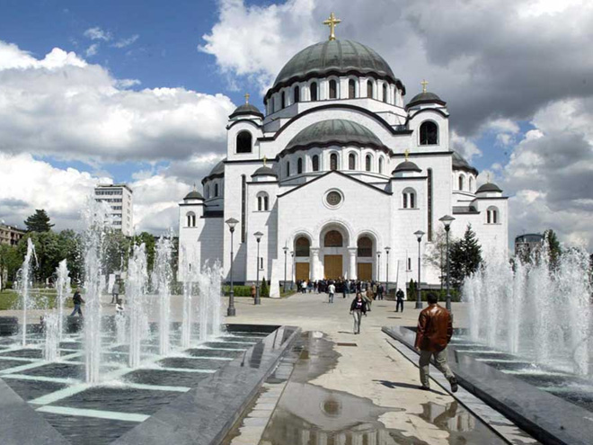 Chrám svatého Sávy je významnou dominantou Bělehradu
