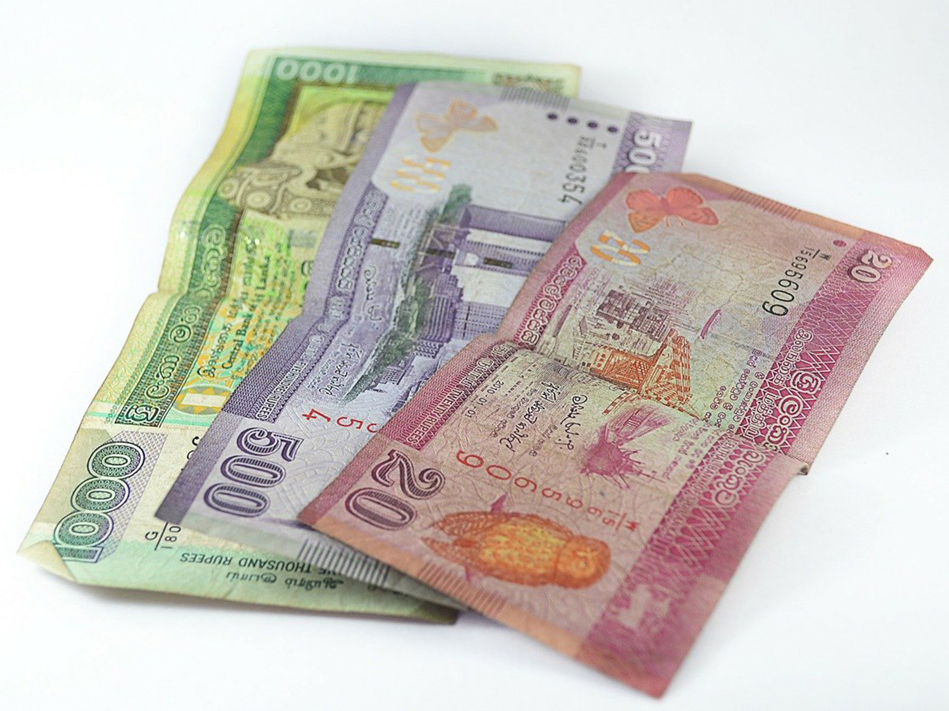 Srílanské bankovky 