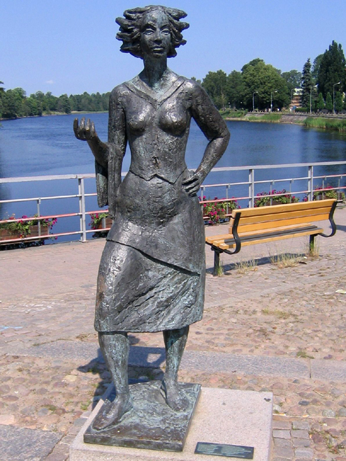 Socha Sola i Karlstad, symbol města