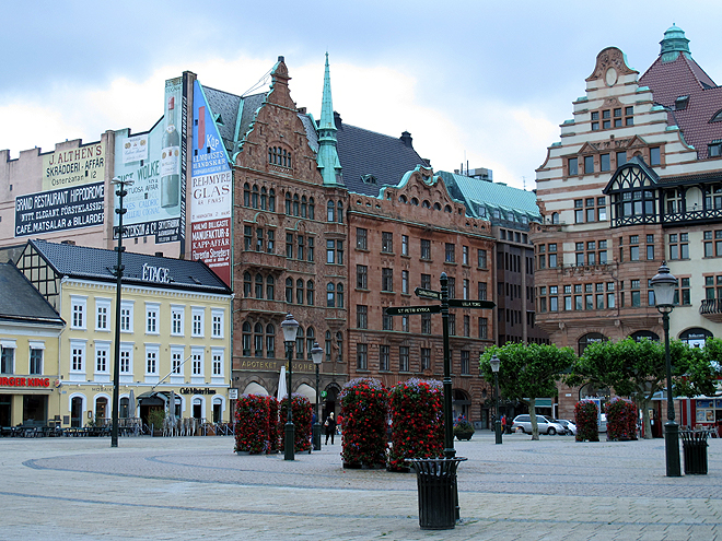 Velké náměstí (Stortorget) v Malmö