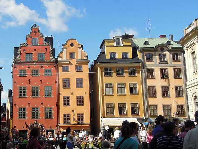 Stockholm - staré město Gamla Stan
