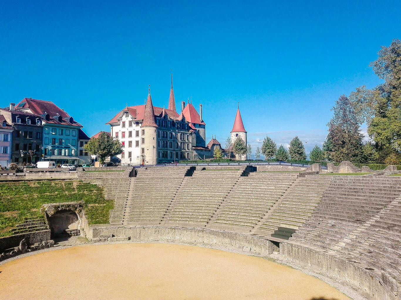 Amfiteátr v Avenches je díky své akustice ideálním místem pro hudební festivaly