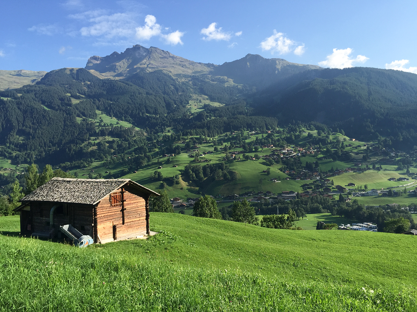 Půvabná krajina v okolí Champéry