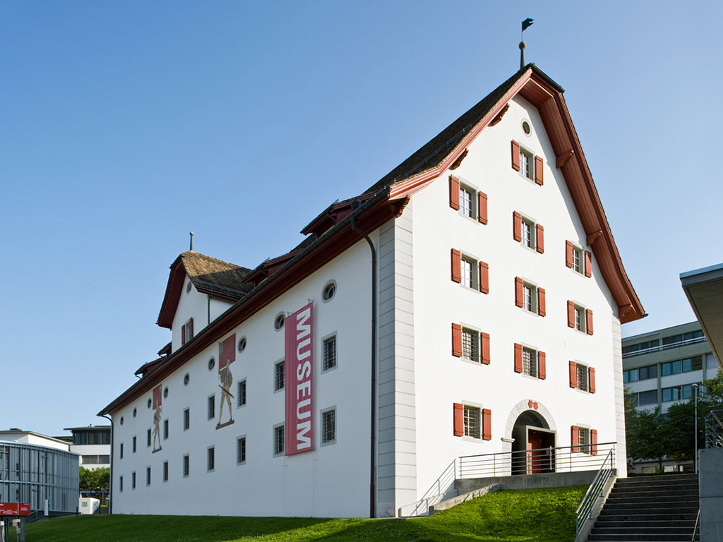 V budově bývalé sýpky ve městě Schwyz dnes sídlí muzeum