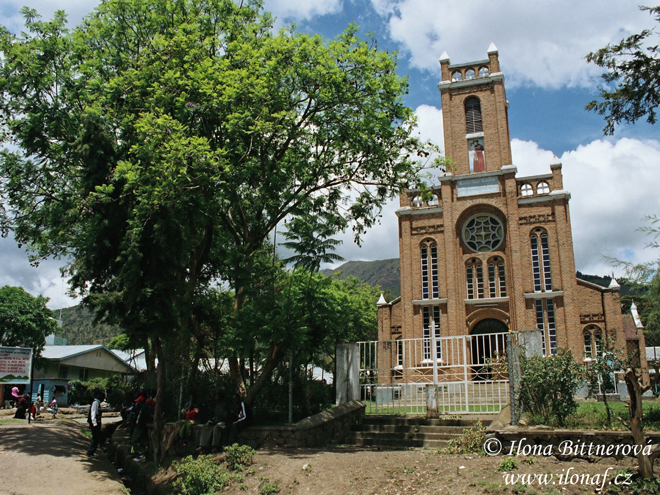 Kostel ve městě Mbeya