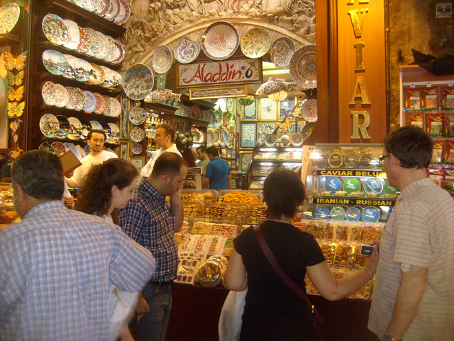 Egyptský bazar v Istanbulu