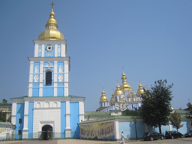 Kyjev - chrám svatého Michala