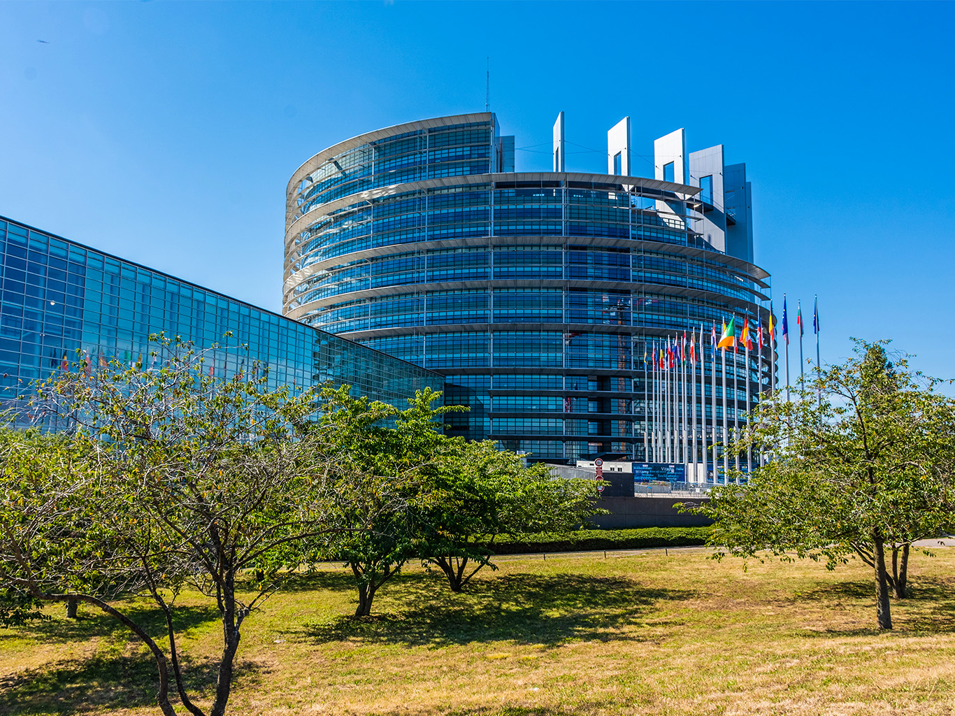 Mezi moderní budovy ve Štrasburku patří i Evropský parlament
