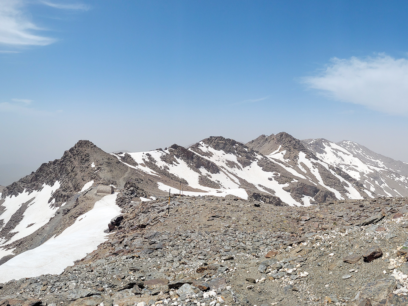 Pohoří Sierra Nevada se táhne v délce 650 km