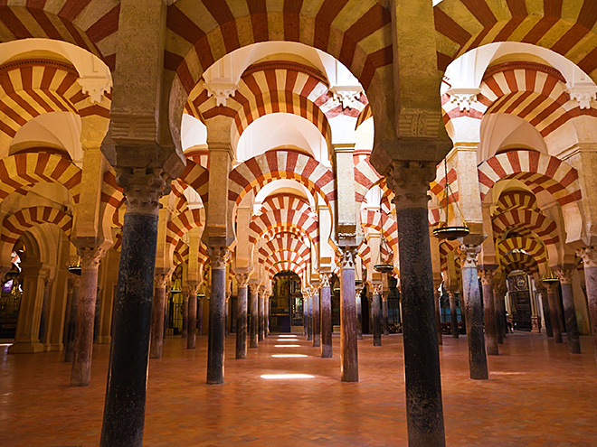 V cordóbské mešitě se snoubí prvky islámu a křesťanství