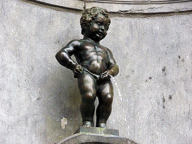 Čurající chlapeček je neodmyslitelným symbolem Bruselu
