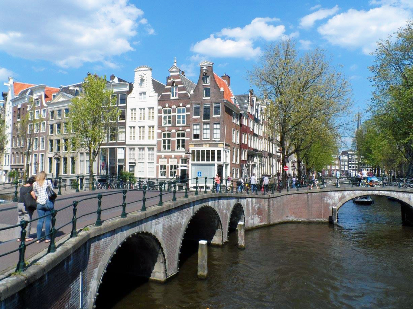Typická výstavba v Amsterdamu