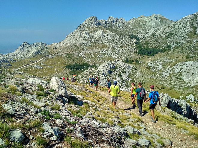 Túra v jižní části chorvatského pohoří Velebit
