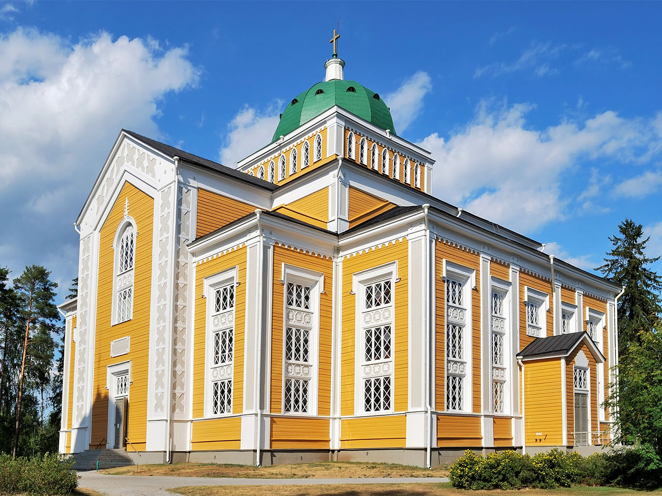 Kostel ve městečku Kerimäki je největší dřevěný kostel na světě