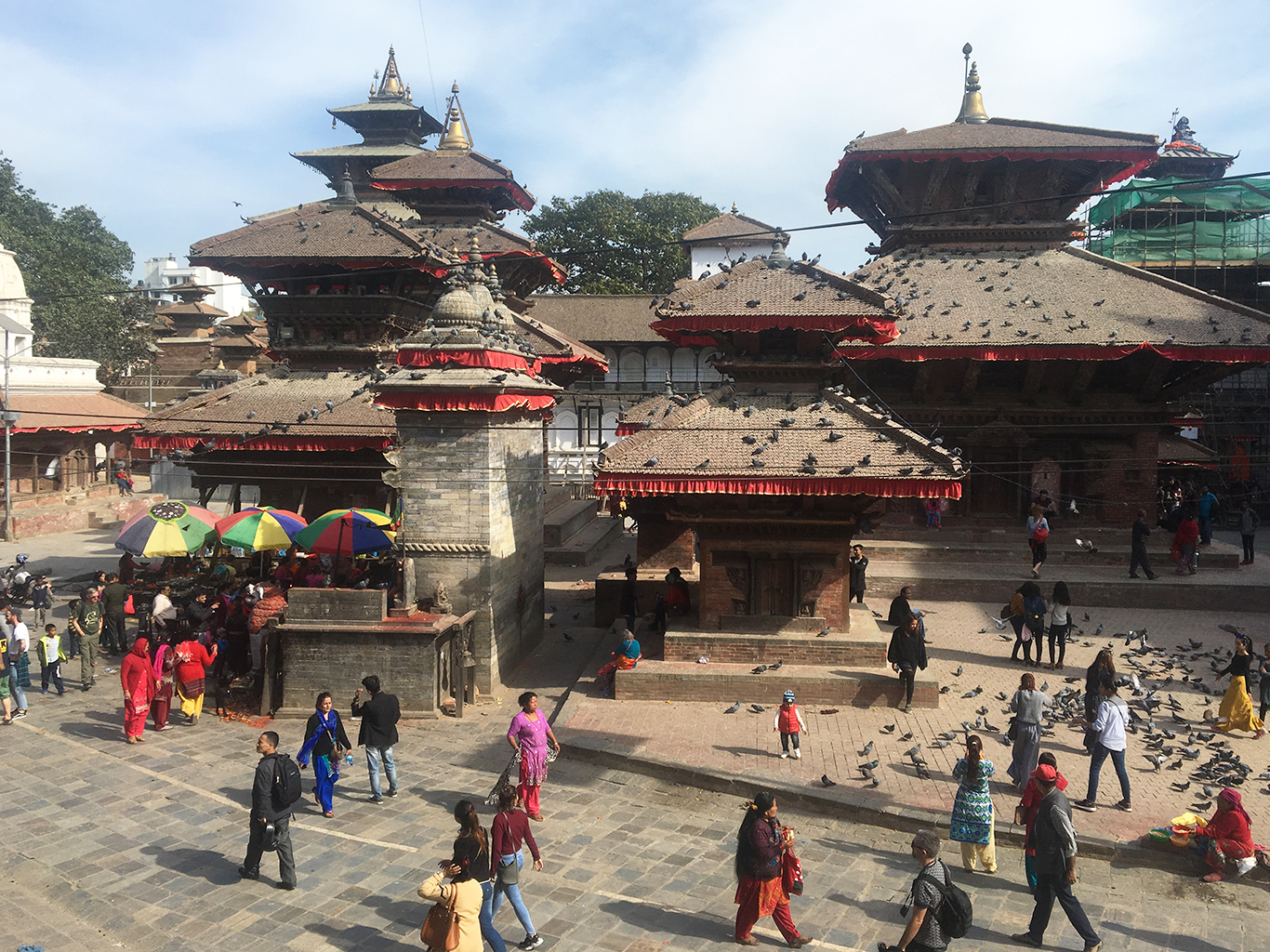 Náměstí Durbar Square v Káthmándú zapsané na Seznamu UNESCO