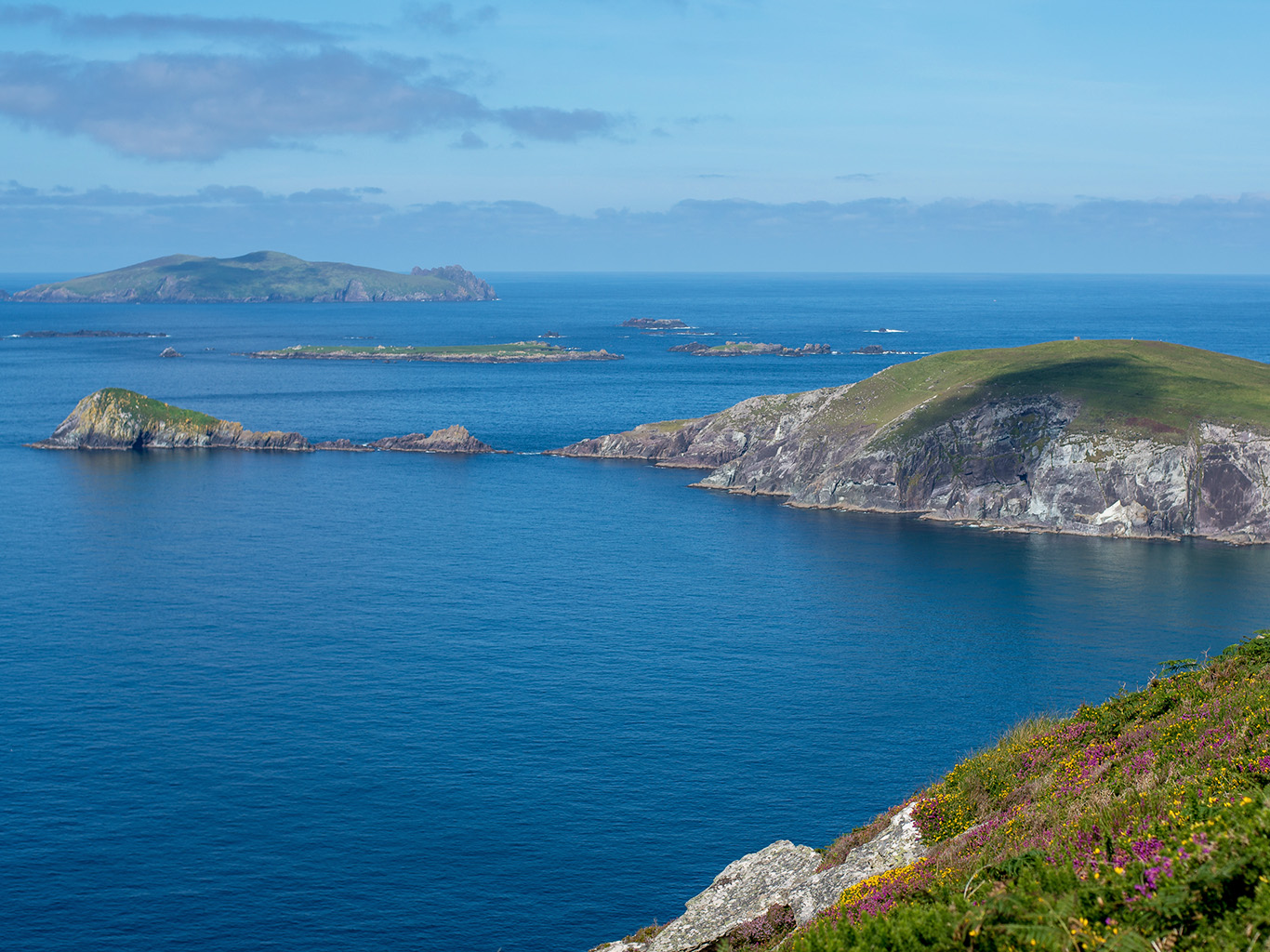 Mys Slea Head na poloostrově Dingle je jedním z nejkrásnějších míst Irska