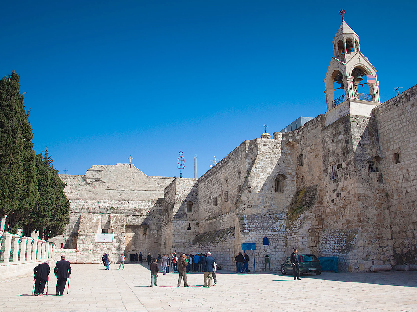 Chrám Narození Páně v Betlémě, jedna z nejstarších křesťanských svatyní