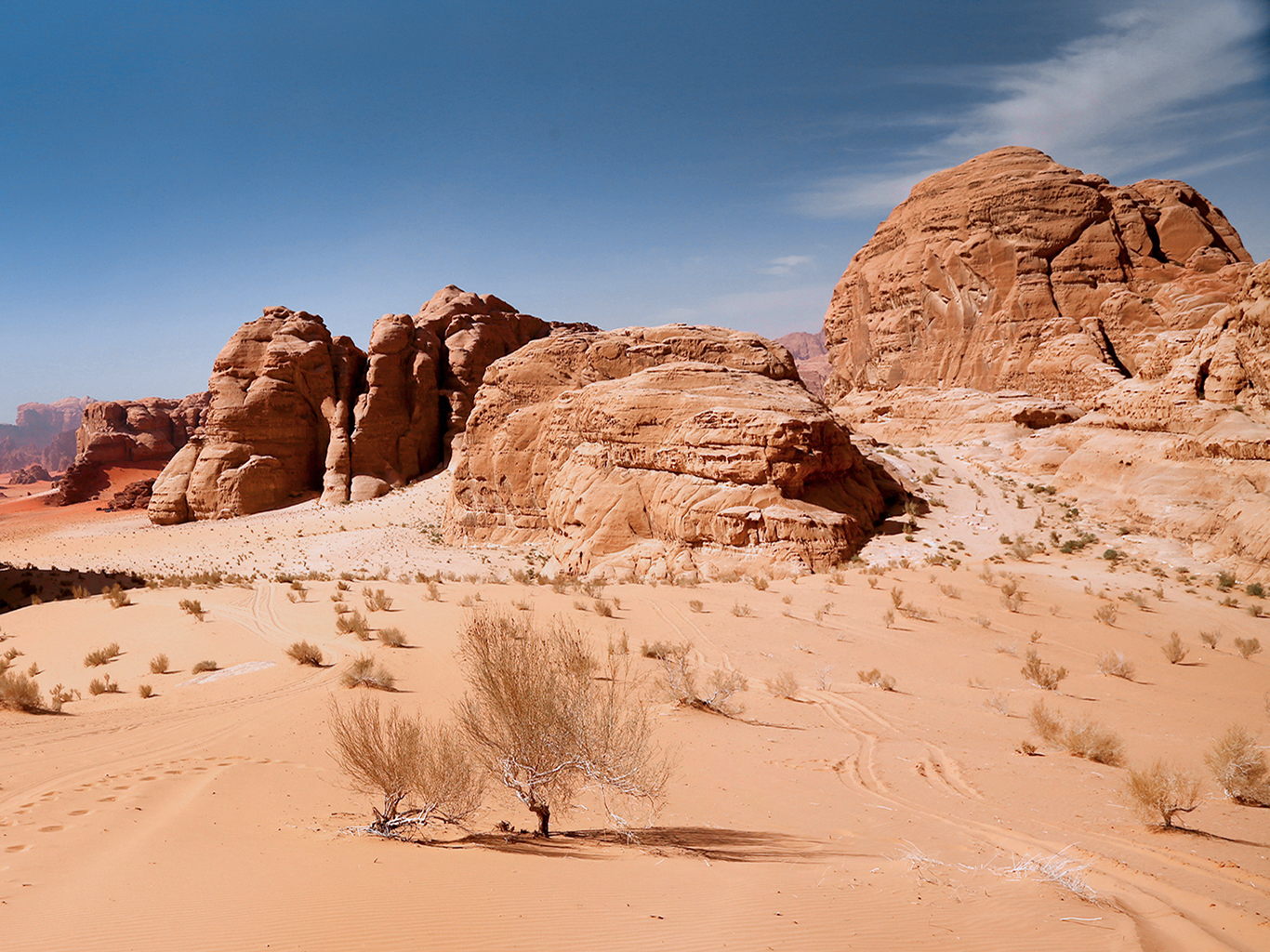 Poušť Wadi Rum je od roku 2011 zapsaná na Seznamu světového dědictví UNESCO
