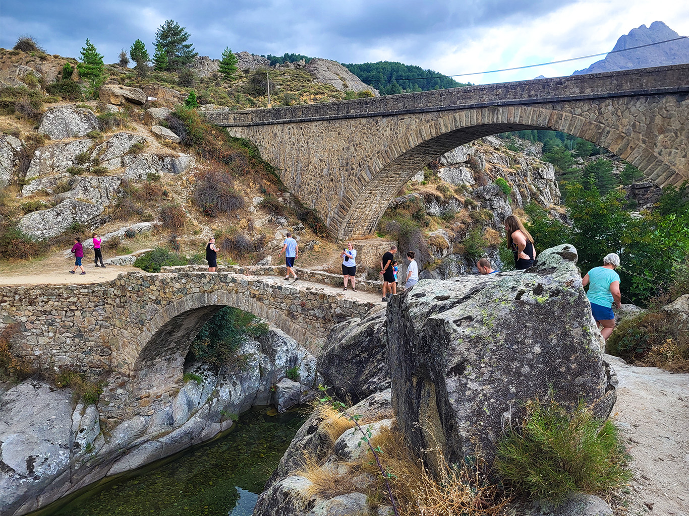 Kamenný janovský most Ponte Altu