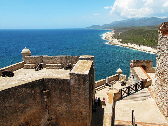 Středověká vojenská pevnost San Pedro del Morro z počátku 17. století